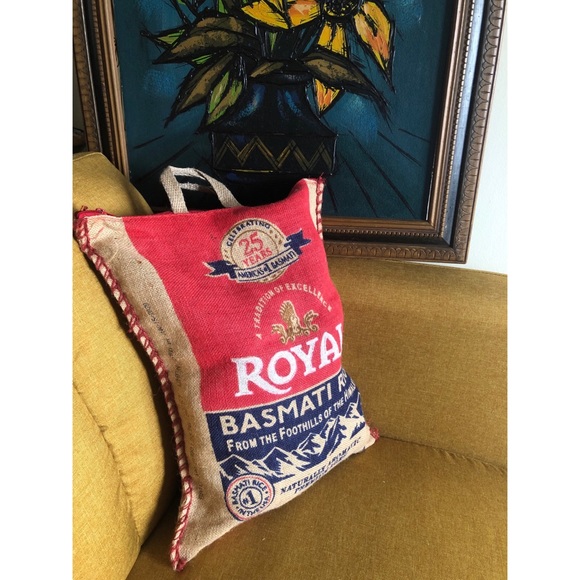 Basmati Rice burlap-Bag - Picture 2 of 6